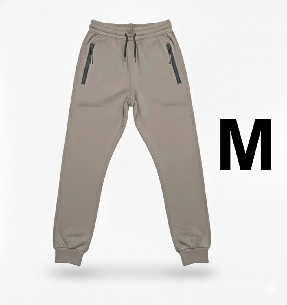 buzo jogger franela marron-blanqueado - SC- PANTALON